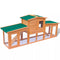 Small Animal House Pet Cage With Roofs Wood