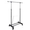 Adjustable Clothes Rack 4 Castors 1 Hanging Rail