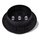 Outdoor Solar Fence Gutter Lamp Set 6 Pcs Black