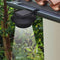 Outdoor Solar Fence Gutter Lamp Set 6 Pcs Black