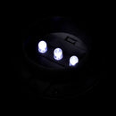 Outdoor Solar Fence Gutter Lamp Set 6 Pcs Black