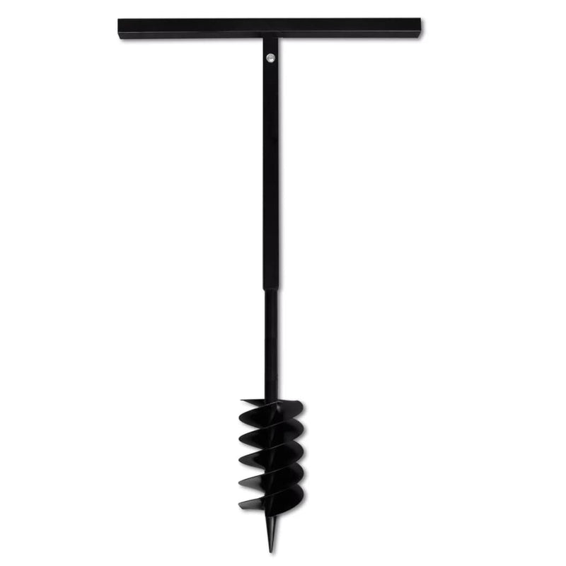 Ground Drill With Handle Auger Bit 120 Mm Double Spirals Steel