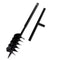 Ground Drill With Handle Auger Bit 150 Mm Three Spirals Steel