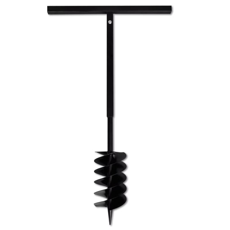 Ground Drill With Handle Auger Bit 150 Mm Three Spirals Steel