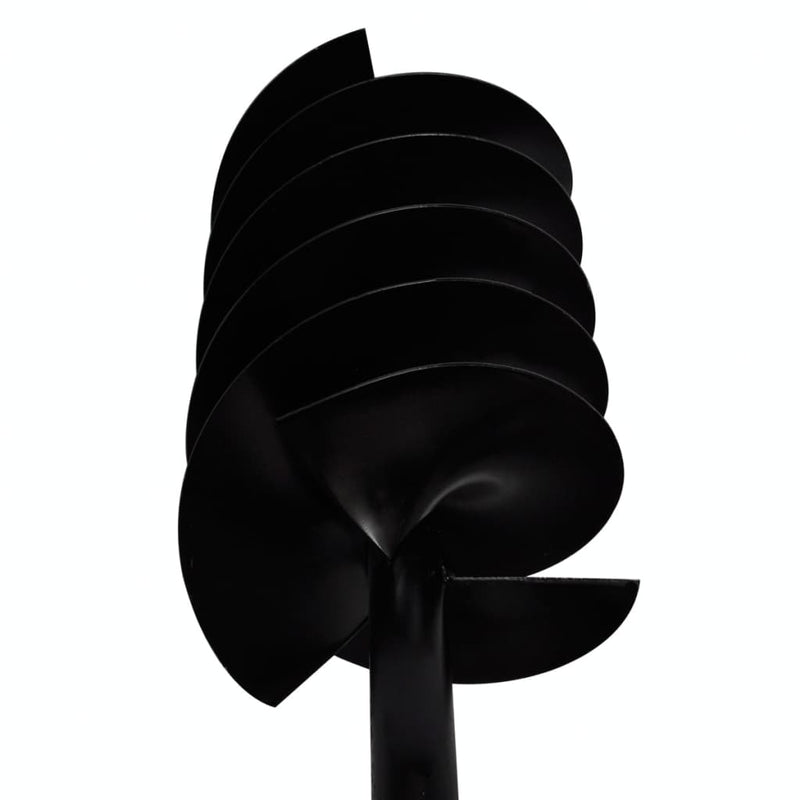 Ground Drill With Handle Auger Bit 200 mm Three Spirals Steel