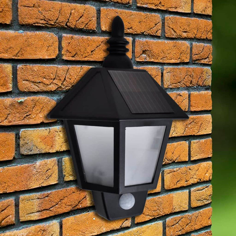 Solar Wall Lamp With Motion Sensor 2 Pcs