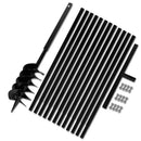 Ground Drill With Handle 150 Mm With Extension Tube 13 M Steel