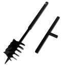 Ground Drill With Handle 180 Mm With Extension Tube 9 M Steel