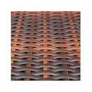 Outdoor Lounge Set 20 Pieces Brown Poly Rattan