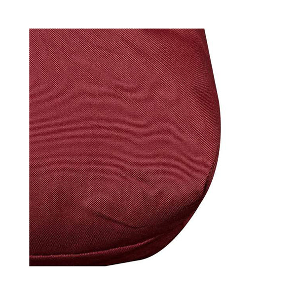Wine Red Upholstered Seat Cushion 120 x 80 x 10 Cm