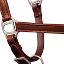 Real Leather Head Collar Stable Adjustable Brown Cob