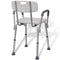 Shower Chair Aluminum White