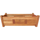 Garden Planter Acacia Wood 76 x 27.6 x 5 Cm