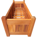 Garden Planter Acacia Wood 76 x 27.6 x 5 Cm