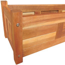Garden Planter Acacia Wood 76 x 27.6 x 5 Cm