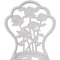Bistro Set 3 Pieces White Cast Aluminum