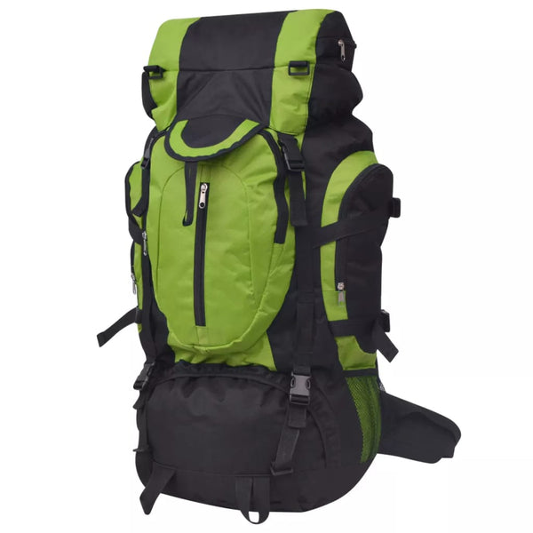 Hiking Backpack XXL 75 L Black And Green
