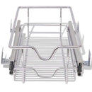 Pull-Out Wire Baskets Silver 300 Mm 2 Pcs