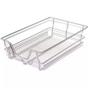 Pull-Out Wire Baskets Silver 400 Mm 2 Pcs