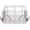 Pull-Out Wire Baskets Silver 400 Mm 2 Pcs