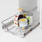 Pull-Out Wire Baskets Silver 400 Mm 2 Pcs
