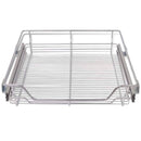 Pull-Out Wire Baskets Silver 600 Mm 2 Pcs