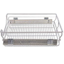 Pull-Out Wire Baskets Silver 600 Mm 2 Pcs