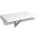 Folding Wall Table White 100 x 60 Cm