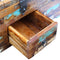 Coffee Table Box Chest Solid Reclaimed Wood 80 x 40 x 35 Cm