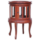 Vitrine Cabinet Brown 50x50x76 cm Solid Mahogany Wood