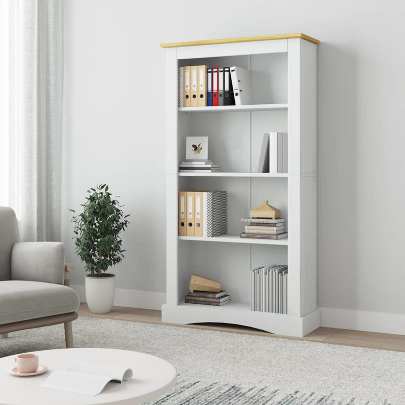 White bookcase best sale the range