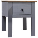Bedside Cabinet Grey 46x40x57 cm Pine Panama Range