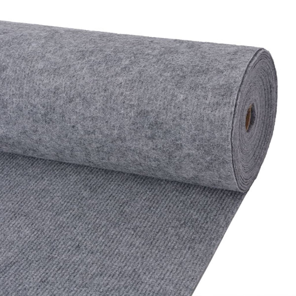 Exhibition Carpet Rib 120 x 1000 cm Grey