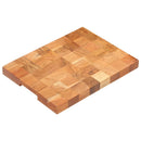 Chopping Board 400 x 300 x 38 mm Solid Acacia Wood