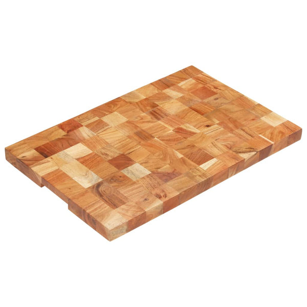 Chopping Board 600 x 400 x 38 mm Solid Acacia Wood