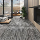 PVC Flooring Planks 2 mm Self adhesive Striped Grey