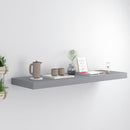 Floating Wall Shelf Grey 800 x 235 x 38 mm MDF