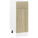 Drawer Bottom Cabinet Sonoma Oak 300 x 460 x 815 mm Engineered Wood