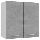 Hanging Cabinet Concrete Grey 60x31x60 cm Engineered Wood