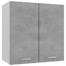 Hanging Cabinet Concrete Grey 60x31x60 cm Engineered Wood