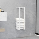 Towel Rack White 125 x 125 x 600 mm Steel
