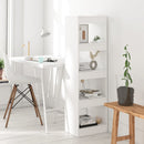 Book Cabinet Room Divider White 40x30x135 cm