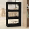 Book Cabinet Room Divider Black 60x30x103 cm Engineered Wood