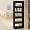 Book Cabinet Room Divider Black 60x30x166 cm Engineered Wood