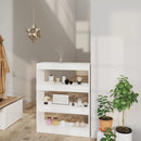 Book Cabinet Room Divider White 80x30x103 cm Engineered wood