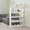 Book Cabinet Room Divider White 100x30x135 cm