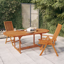Garden Table 200x100x75 cm Solid Wood Eucalyptus