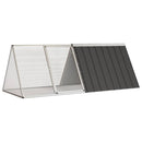 Rabbit Cage Anthracite 2015 x 805 x 710 mm Galvanised Steel