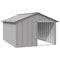 Dog House Grey 1165 x 1530 x 815 mm Galvanised Steel