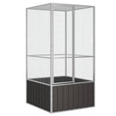 Bird Cage Anthracite 1110 x 1070 x 2115 mm Galvanised Steel